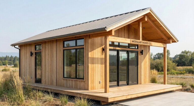 מבנה יביל מעץ