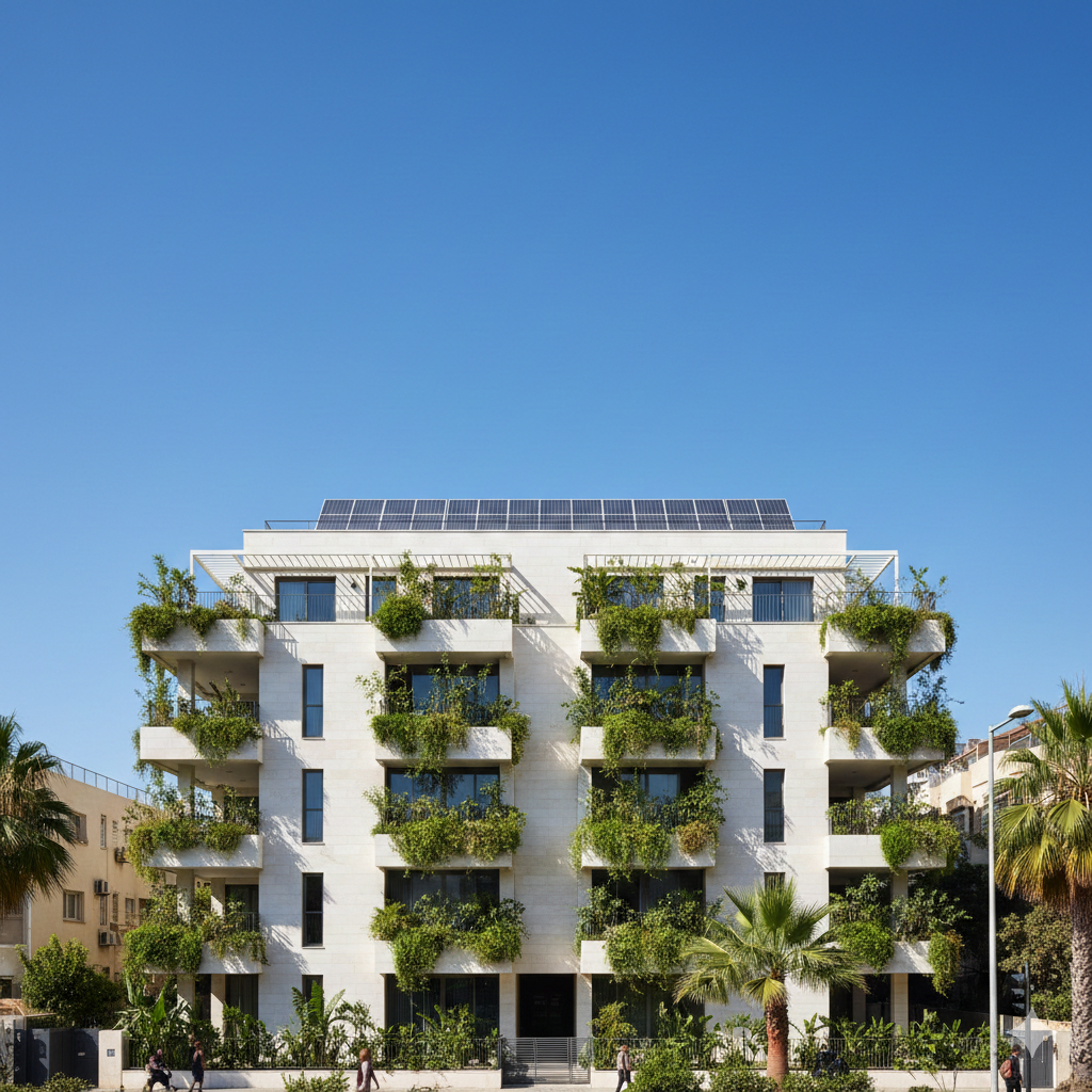 עלות בנייה ירוקה בישראל: רק 2-4% תוספת – למה הקבלנים ממשיכים לטעון שזה יקר?